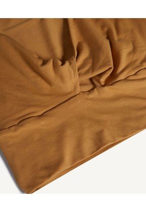 Camiseta Para Mujer Manga Corta Color Mostaza Marca Seven Seven #28095445