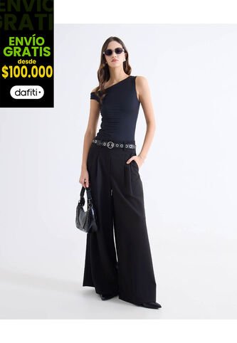 Pantalón Para Mujer Moda Color Negro Marca Seven Seven #28071950 Seven Seven