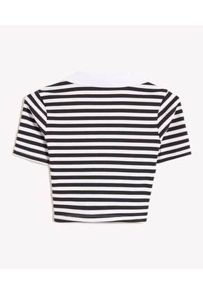 Camiseta Para Mujer Manga Corta Moda Color Negro Marca Seven Seven #28096379