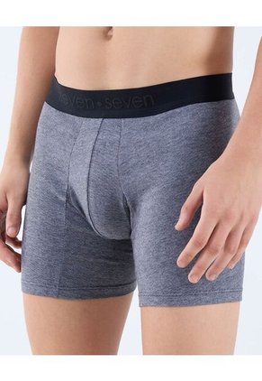 Boxer Para Hombre Fleat Seamer Medio Color Negro Marca Seven Seven #45000354