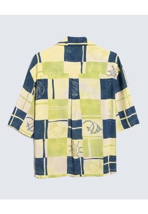 Camisa Para Hombre Seven Seven Color Verde Material Viscosa 100%