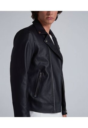 Chaqueta Para Hombre Pu Color Negro Marca Seven Seven #45080379