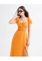 Vestido Para Mujer M/C Largo Color Naranja Marca Seven Seven #28171359 de Seven Seven