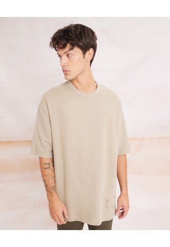 Camiseta Manga Corta Hombre Seven Algodón Café 45092301-6575 Seven Seven