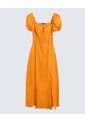 Vestido Para Mujer M/C Largo Color Naranja Marca Seven Seven #28171359 de Seven Seven