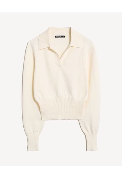 Saco  Para Mujer Cuello Redondo Color Beige Marca Seven Seven #28330696