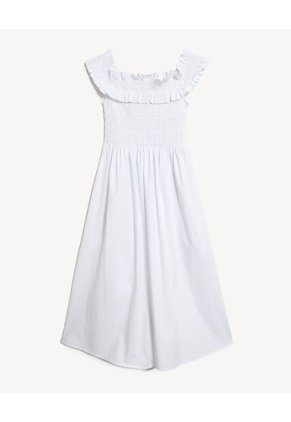 Vestido Para Mujer M/Sisa Medio Color Blanco Marca Seven Seven #28171528