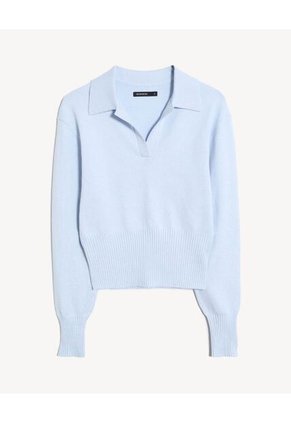 Saco Para Mujer Cuello V Color Celeste Marca Seven Seven #28330697