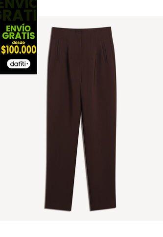 Pantalón Para Mujer Moda Color Café Marca Seven Seven #28071975 Seven Seven