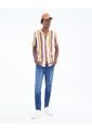 Camisa  Para Hombre Manga Corta Sin Bolsillo Color Vino Marca Seven Seven #45011892 de Seven Seven