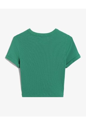 Camiseta Para Mujer Manga Corta Cuello Redondo Color Verde Marca Seven Seven #28096179