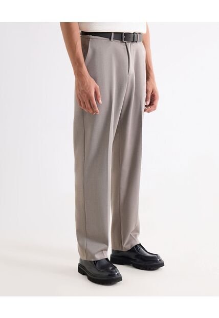 Pantalón Straight Sastrero  Para Hombre Taupe Seven Seven