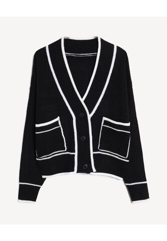 Saco  Para Mujer Cuello V Color Negro Marca Seven Seven #28330688 Seven Seven