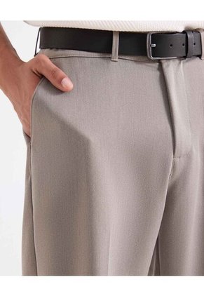 Pantalón Straight Sastrero  Para Hombre Taupe Seven Seven