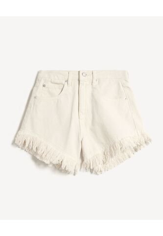 Short Para Mujer Multiusos Plano Color Marfil Marca Seven Seven #28191117 Seven Seven