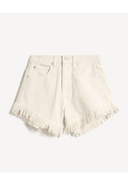 Short Para Mujer Multiusos Plano Color Marfil Marca Seven Seven #28191117