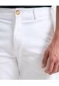 Bermuda Tipo Chino Con Bolsillos  Para Hombre Crudo Seven Seven de Seven Seven