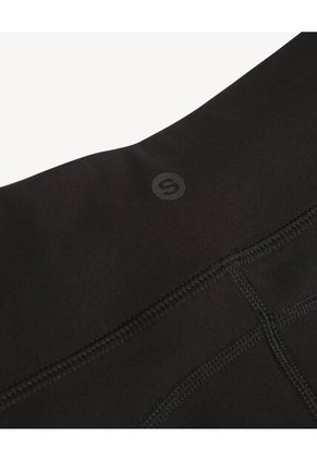 Short  Para Mujer Multiusos Punto Color Negro Marca Seven Seven #28191069