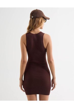 Vestido Para Mujer M/Sisa Corto Color Café Marca Seven Seven #28171400