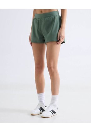 Short  Para Mujer Multiusos Plano Color Verde Marca Seven Seven #28191125