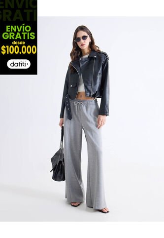 Pantalón Para Mujer Moda Color Gris Marca Seven Seven #28071962 Seven Seven