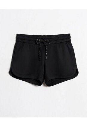 Short Para Mujer Multiusos Punto Color Negro Marca Seven Seven #28191123