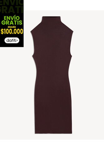 Vestido Para Mujer M/C Medio Color Café Marca Seven Seven #28171391 Seven Seven