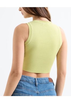 Camiseta Para Mujer Manga Sisa Color Verde Marca Seven Seven #28096119