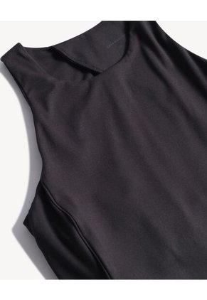 Camiseta  Para Mujer Manga Sisa Moda Color Negro Marca Seven Seven #28096492