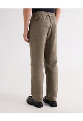 Pantalón Straight Texturizado  Para Hombre Verde Seven Seven