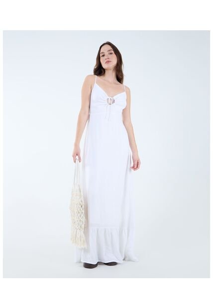 Vestido Para Mujer Manga Sisa Color Blanco Marca Seven Seven #28171291