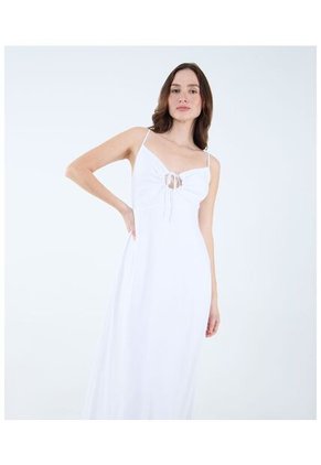 Vestido Para Mujer Manga Sisa Color Blanco Marca Seven Seven #28171291