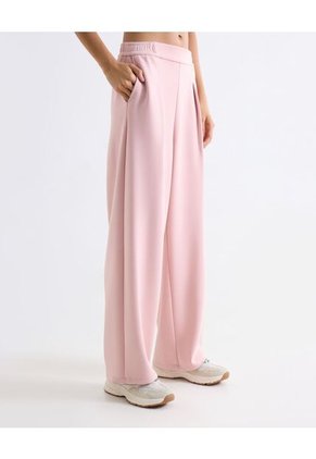 Pantalón Sudadera Encauchada  Para Mujer Rosado Seven Seven