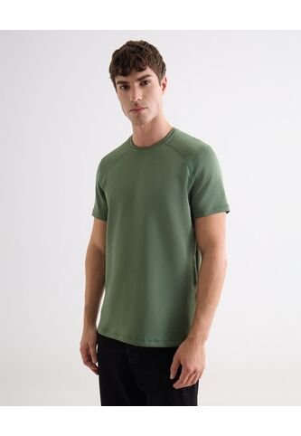 Camiseta  Para Hombre Manga Corta Cuello Redondo Color Verde Marca Seven Seven #45092797 Seven Seven