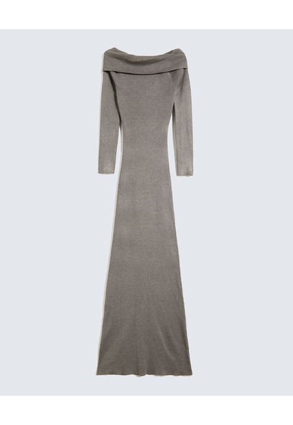 Vestido Para Mujer M/L Largo Color Gris Marca Seven Seven #28171396