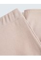 Falda Midi Acanalada  Para Mujer Taupe Seven Seven de Seven Seven