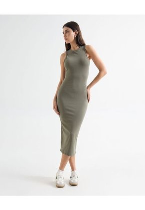 Vestido Para Mujer M/Sisa Largo Color Verde Marca Seven Seven #28171372