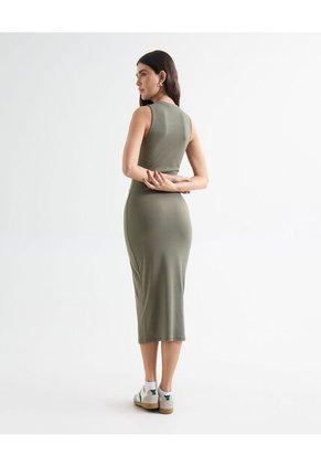 Vestido Para Mujer M/Sisa Largo Color Verde Marca Seven Seven #28171372