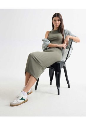 Vestido Para Mujer M/Sisa Largo Color Verde Marca Seven Seven #28171372