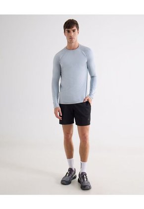 Camiseta  Para Hombre Manga Larga Cuello Redondo Color Gris Marca Seven Seven #45092802