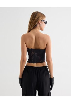 Camiseta  Para Mujer Straple Color Negro Marca Seven Seven #28096299