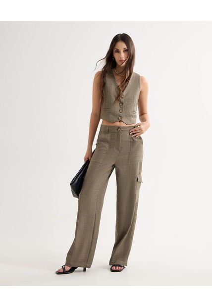 Pantalón Para Mujer Moda Color Verde Marca Seven Seven #28071876