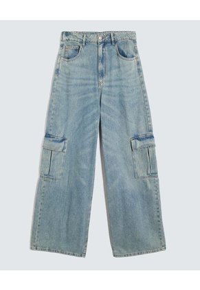 Jean Para Mujer Wide-Leg Color Azul Marca Seven Seven #28160939