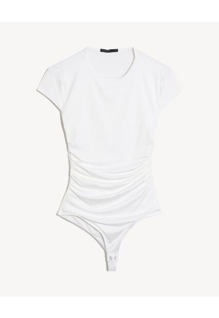 Camiseta  Para Mujer Manga Corta Cuello Redondo Color Blanco Marca Seven Seven #28097595