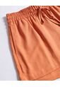 Short Fluido Con Pretina  Para Mujer Naranja Seven Seven de Seven Seven