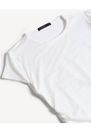 Camiseta  Para Mujer Manga Corta Cuello Redondo Color Blanco Marca Seven Seven #28097595