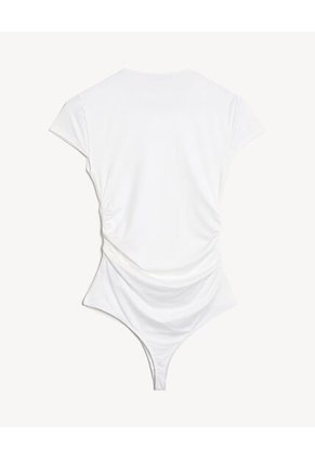 Camiseta  Para Mujer Manga Corta Cuello Redondo Color Blanco Marca Seven Seven #28097595