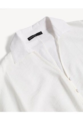 Blusa  Para Mujer Manga 3/4 Color Blanco Marca Seven Seven #28124175