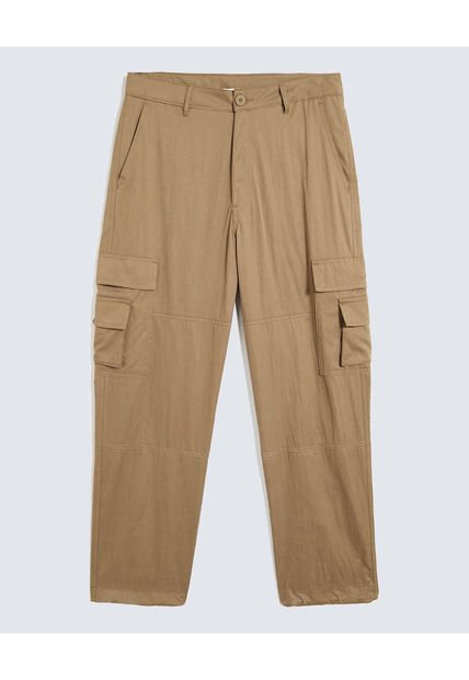 Pantalón Para Hombre Multiusos Plano Color Café Marca Seven Seven #45071125