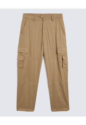 Pantalón Para Hombre Multiusos Plano Color Café Marca Seven Seven #45071125